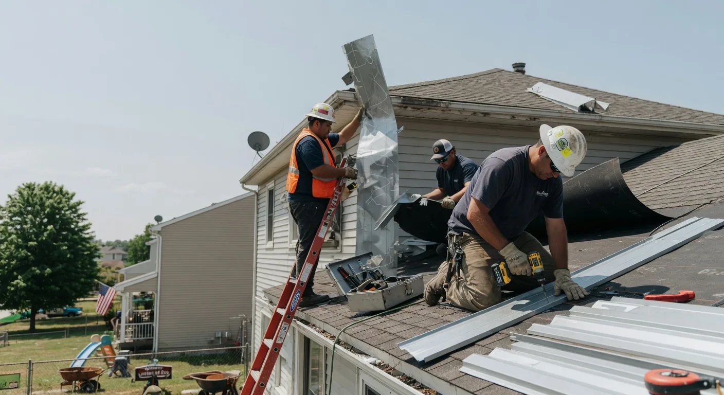 Storm Damage Metal Roof Repair in Navajo Dam, NM